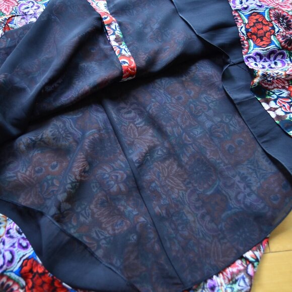 Rebecca Minkoff Floral Shirt Dress US Size 8 - Picture 8 of 13